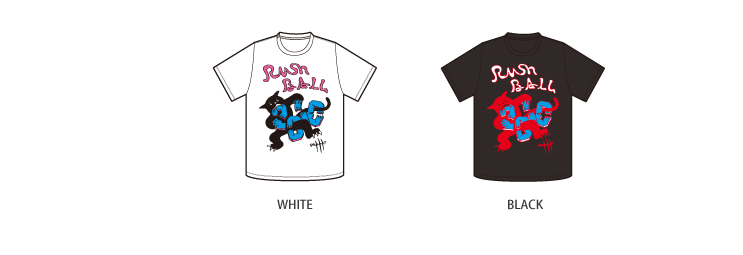 galaxxxy×RUSH BALL コラボT-shirts