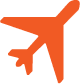飛行機をご利用の方