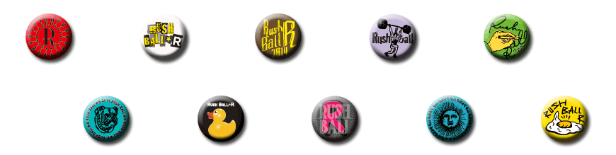 RUSH BALL ☆R 缶バッチ