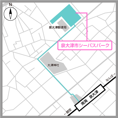 シャトルバス乗り場